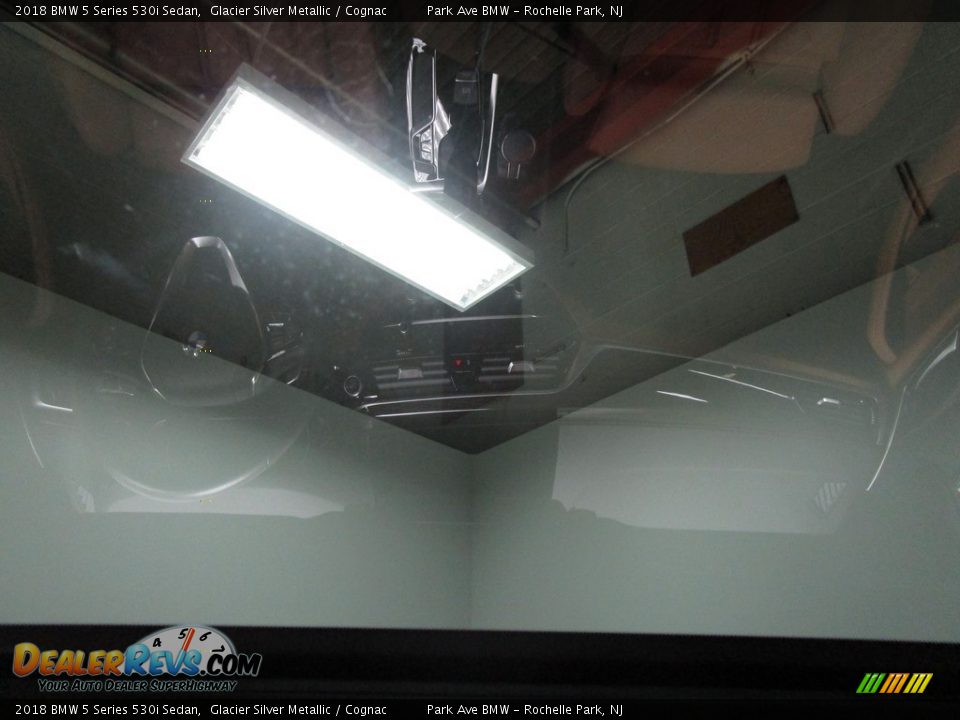 2018 BMW 5 Series 530i Sedan Glacier Silver Metallic / Cognac Photo #22