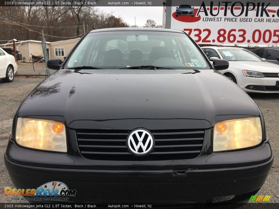 2003 Volkswagen Jetta GLS 1.8T Sedan Black / Black Photo #8