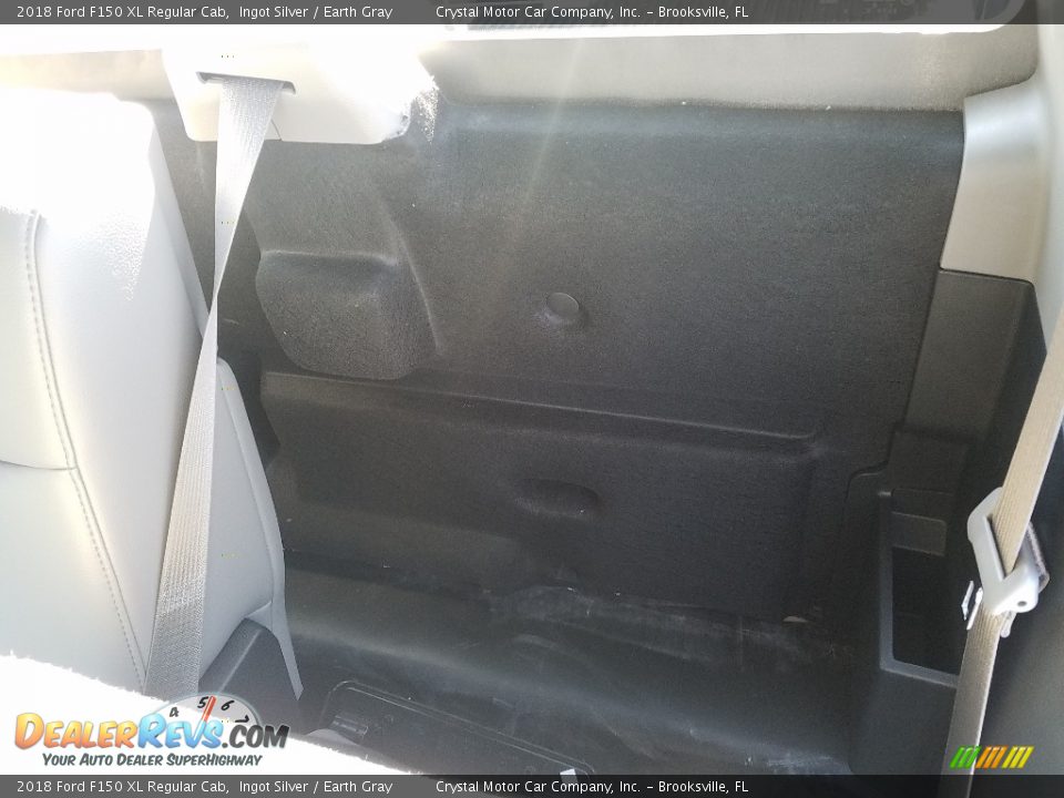 2018 Ford F150 XL Regular Cab Ingot Silver / Earth Gray Photo #10