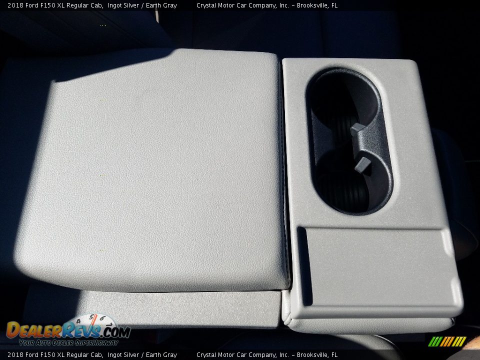 2018 Ford F150 XL Regular Cab Ingot Silver / Earth Gray Photo #17