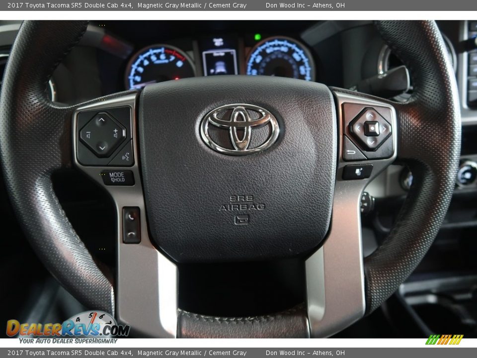 2017 Toyota Tacoma SR5 Double Cab 4x4 Magnetic Gray Metallic / Cement Gray Photo #18