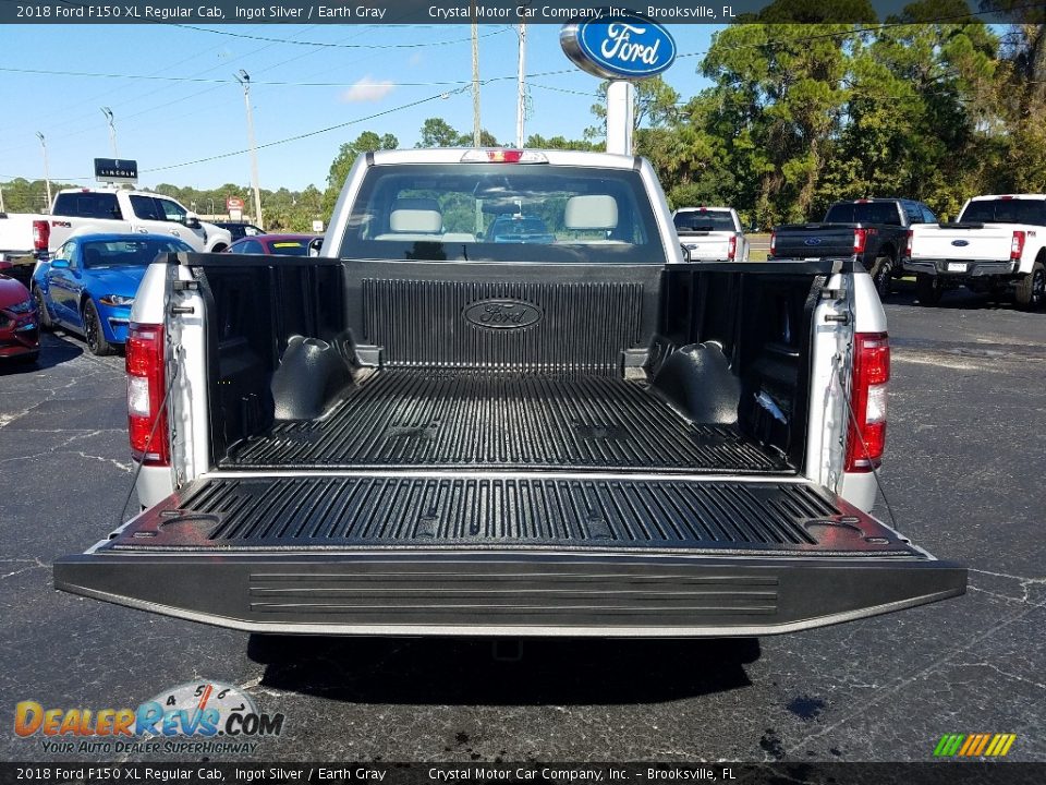 2018 Ford F150 XL Regular Cab Ingot Silver / Earth Gray Photo #19