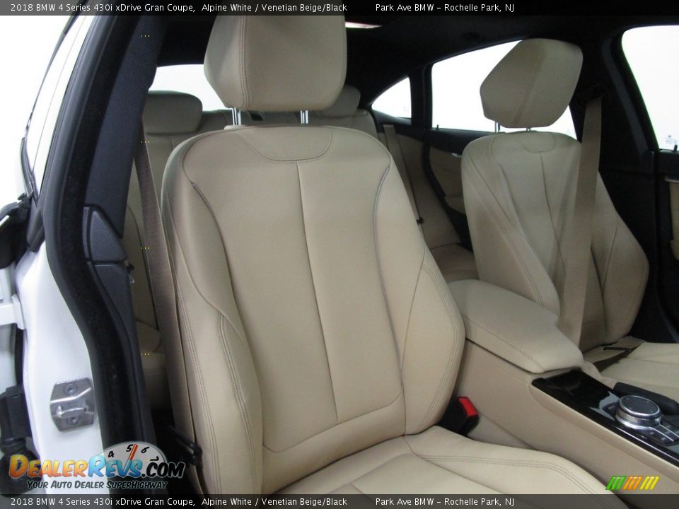 2018 BMW 4 Series 430i xDrive Gran Coupe Alpine White / Venetian Beige/Black Photo #14