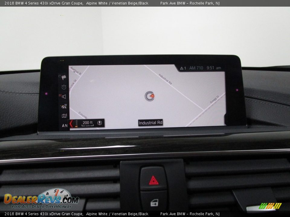 2018 BMW 4 Series 430i xDrive Gran Coupe Alpine White / Venetian Beige/Black Photo #25