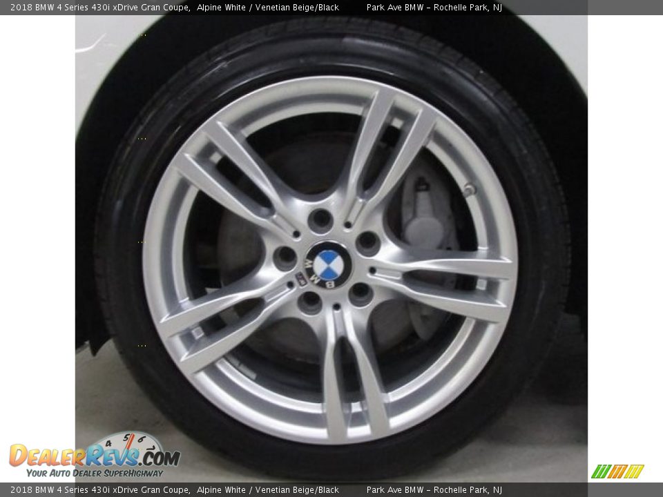 2018 BMW 4 Series 430i xDrive Gran Coupe Alpine White / Venetian Beige/Black Photo #28