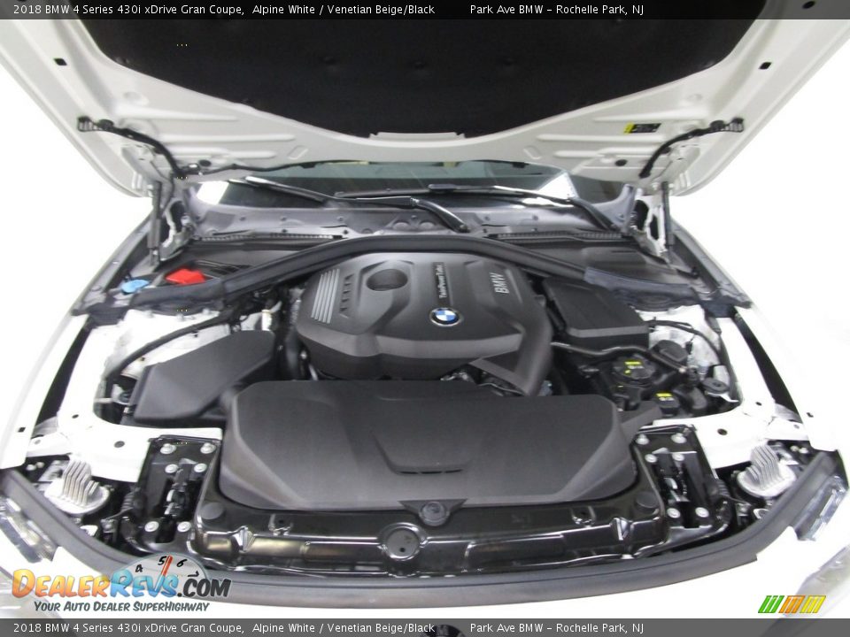 2018 BMW 4 Series 430i xDrive Gran Coupe Alpine White / Venetian Beige/Black Photo #29