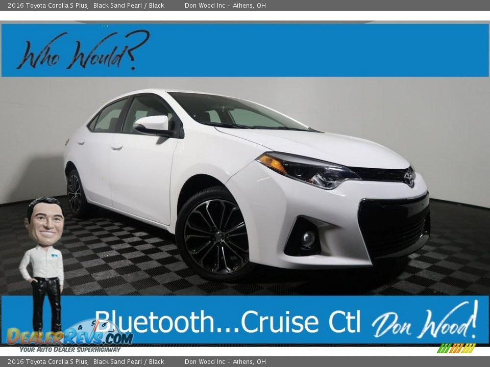 2016 Toyota Corolla S Plus Black Sand Pearl / Black Photo #1
