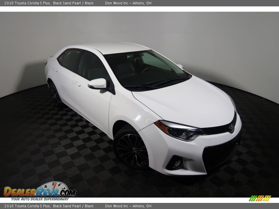 2016 Toyota Corolla S Plus Black Sand Pearl / Black Photo #2