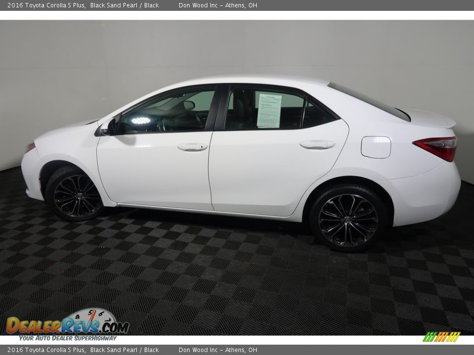 2016 Toyota Corolla S Plus Black Sand Pearl / Black Photo #9