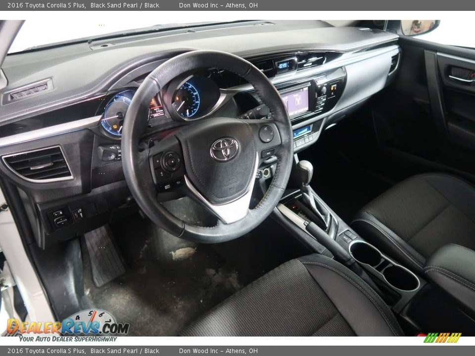 2016 Toyota Corolla S Plus Black Sand Pearl / Black Photo #14