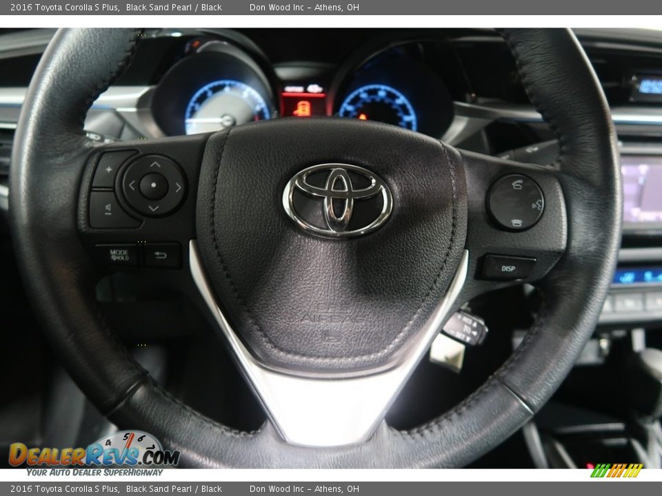 2016 Toyota Corolla S Plus Black Sand Pearl / Black Photo #18