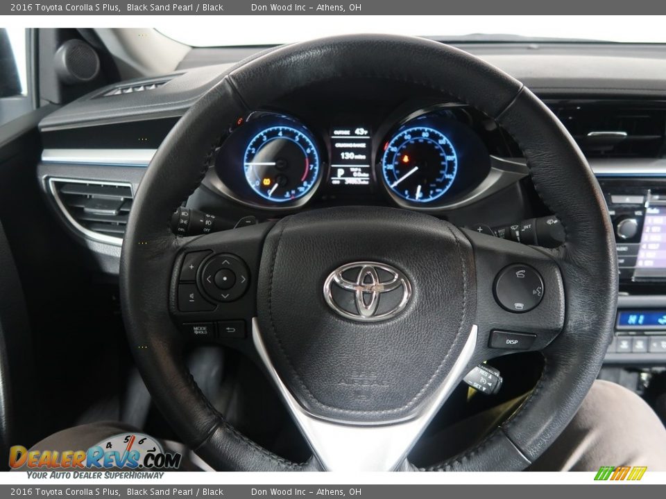 2016 Toyota Corolla S Plus Black Sand Pearl / Black Photo #20