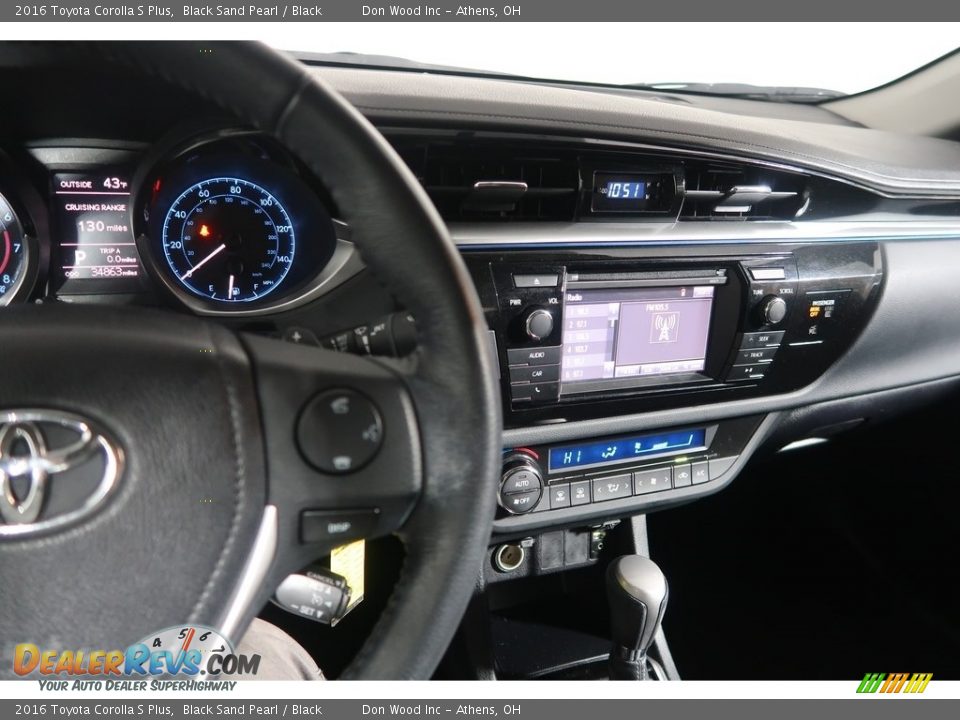 2016 Toyota Corolla S Plus Black Sand Pearl / Black Photo #21