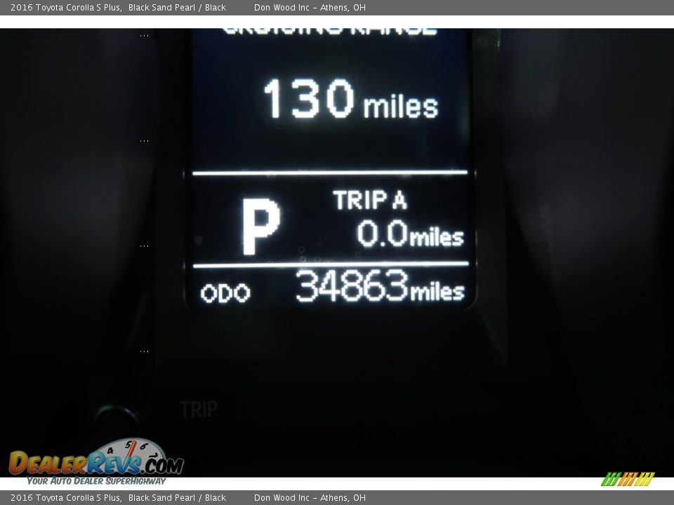 2016 Toyota Corolla S Plus Black Sand Pearl / Black Photo #23