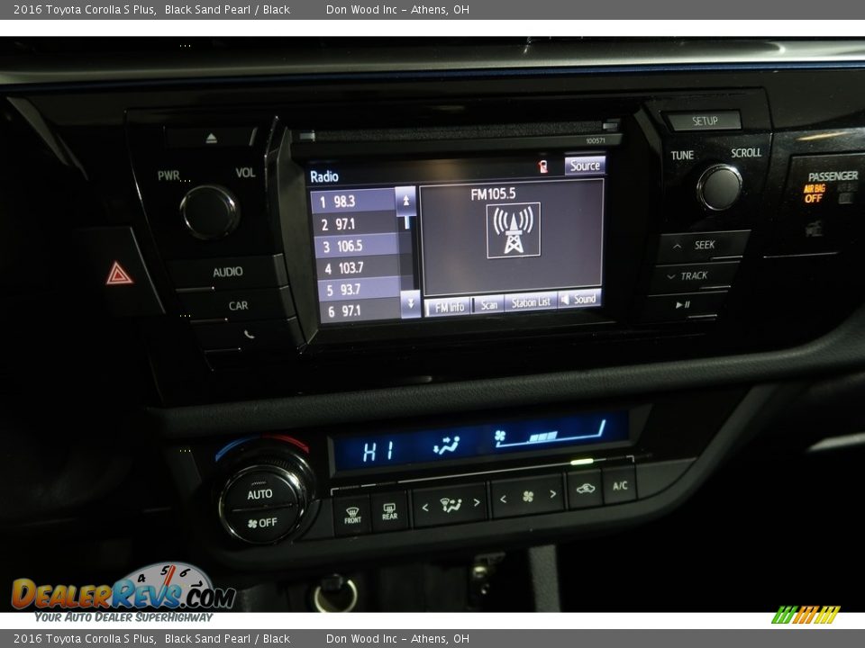 2016 Toyota Corolla S Plus Black Sand Pearl / Black Photo #24