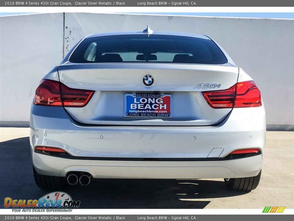 2019 BMW 4 Series 430i Gran Coupe Glacier Silver Metallic / Black Photo #3