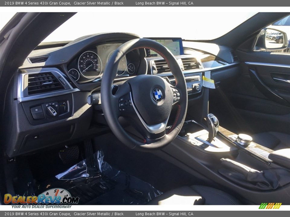 2019 BMW 4 Series 430i Gran Coupe Glacier Silver Metallic / Black Photo #4