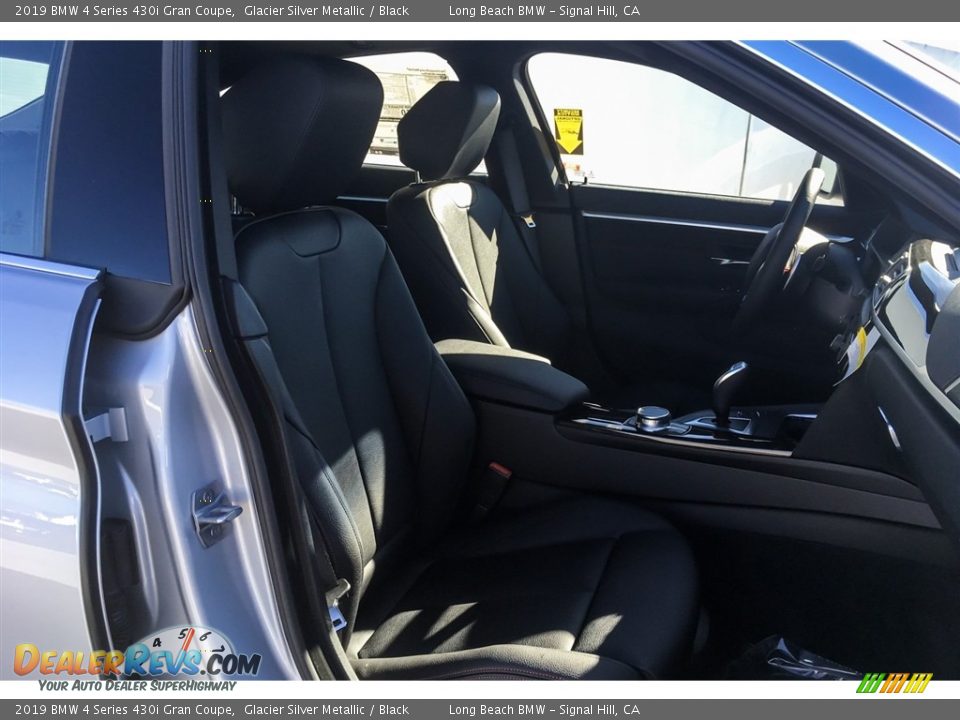 2019 BMW 4 Series 430i Gran Coupe Glacier Silver Metallic / Black Photo #5