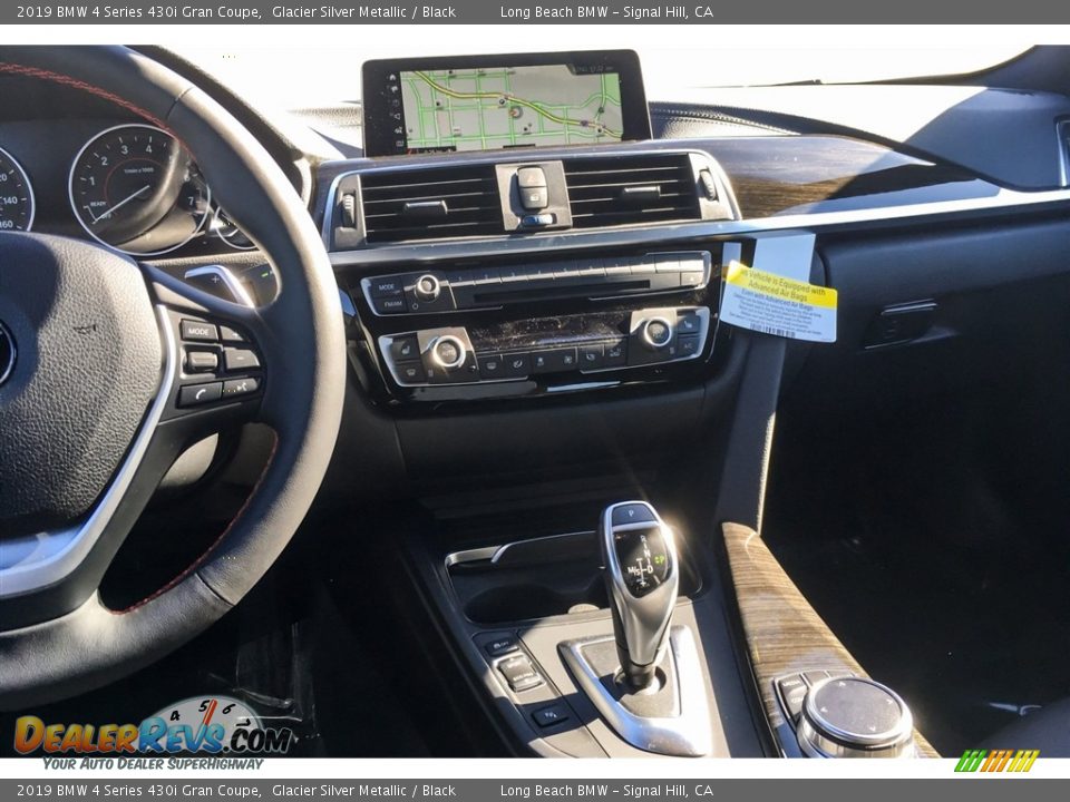 2019 BMW 4 Series 430i Gran Coupe Glacier Silver Metallic / Black Photo #6