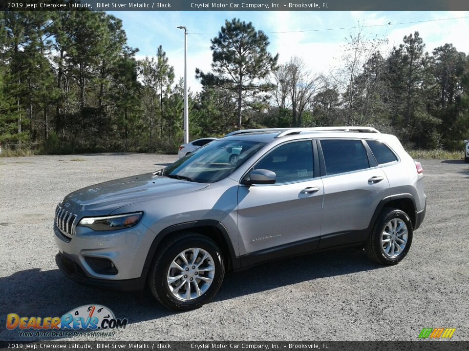 2019 Jeep Cherokee Latitude Billet Silver Metallic / Black Photo #1