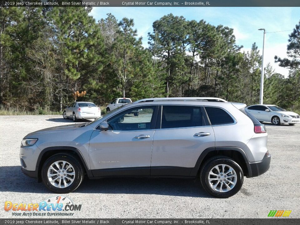 2019 Jeep Cherokee Latitude Billet Silver Metallic / Black Photo #2