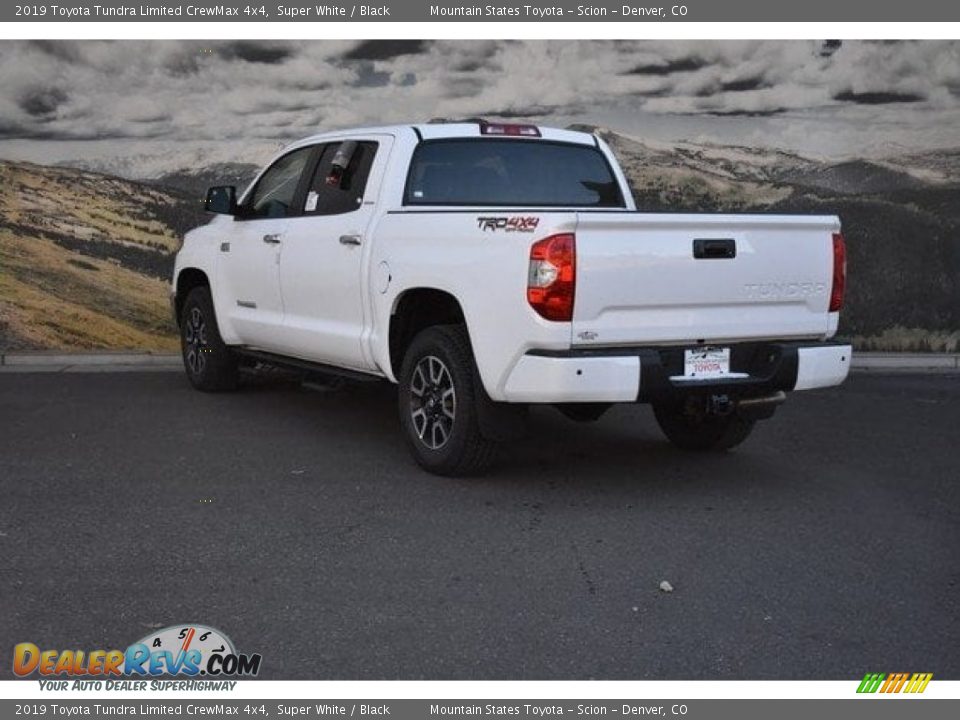2019 Toyota Tundra Limited CrewMax 4x4 Super White / Black Photo #3
