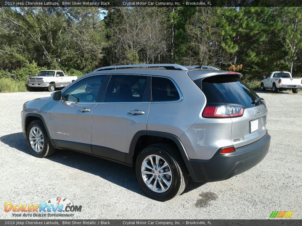 2019 Jeep Cherokee Latitude Billet Silver Metallic / Black Photo #3