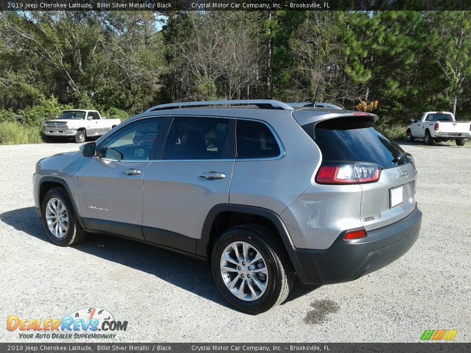 2019 Jeep Cherokee Latitude Billet Silver Metallic / Black Photo #3