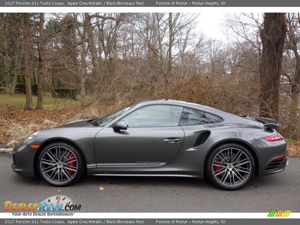 Agate Grey Metallic 2017 Porsche 911 Turbo Coupe Photo #3