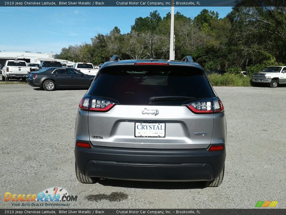 2019 Jeep Cherokee Latitude Billet Silver Metallic / Black Photo #4