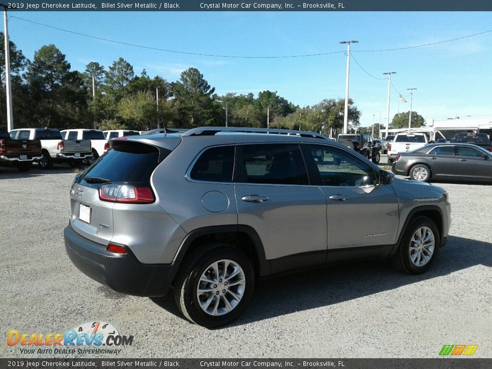 2019 Jeep Cherokee Latitude Billet Silver Metallic / Black Photo #5