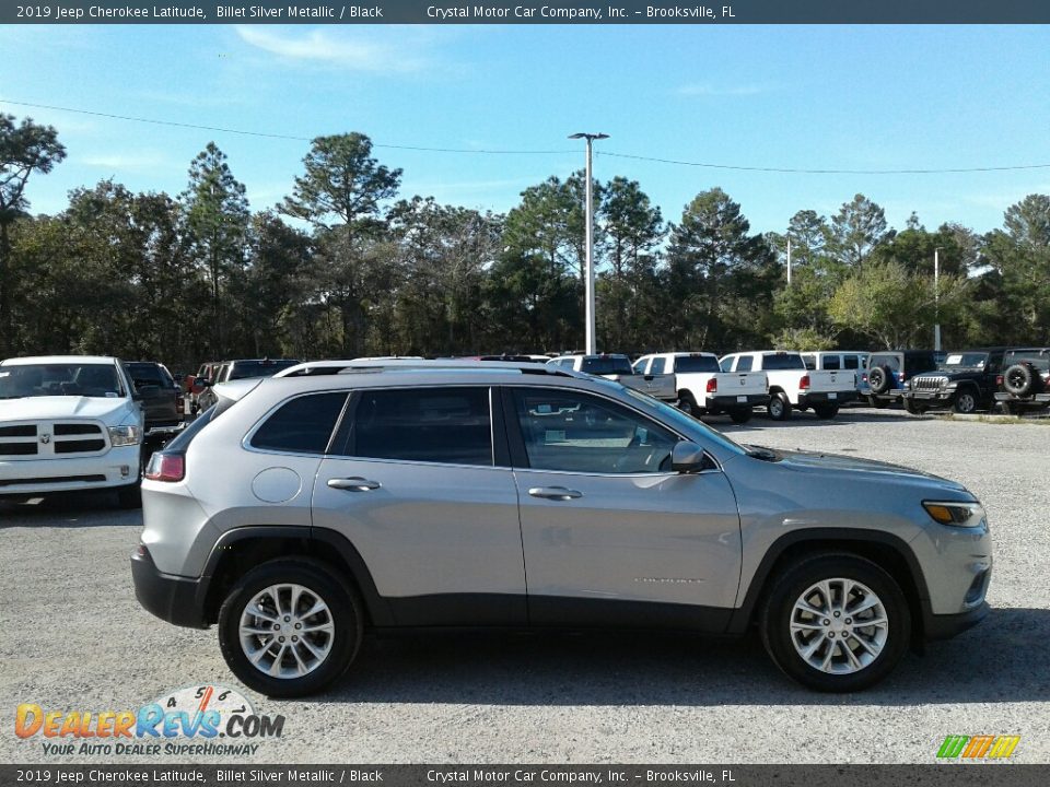 2019 Jeep Cherokee Latitude Billet Silver Metallic / Black Photo #6