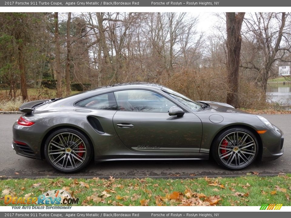 Agate Grey Metallic 2017 Porsche 911 Turbo Coupe Photo #7