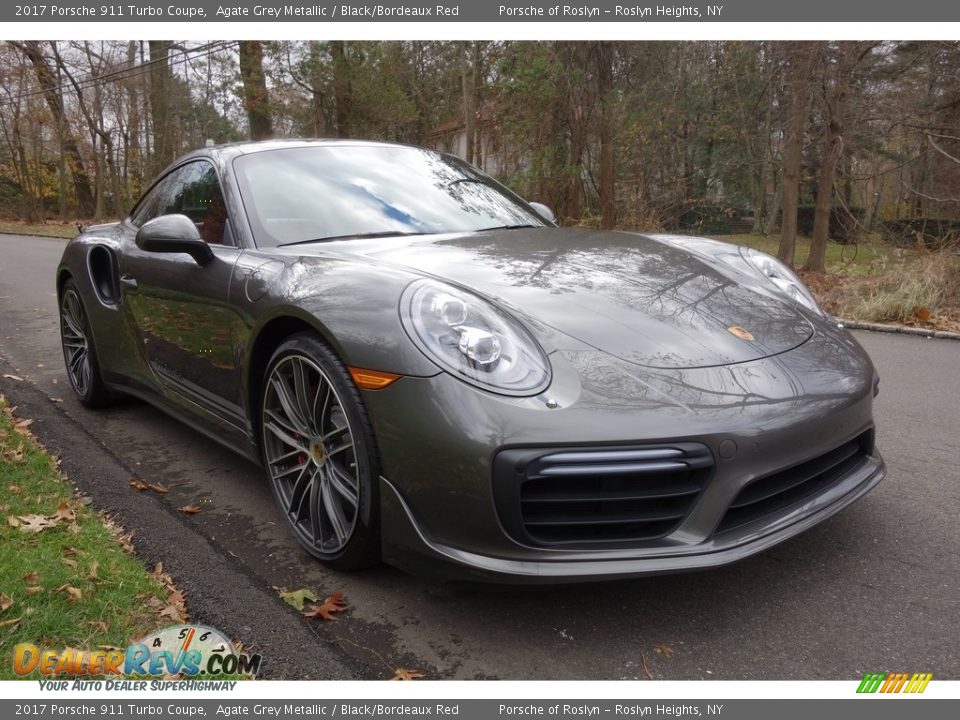 Front 3/4 View of 2017 Porsche 911 Turbo Coupe Photo #8