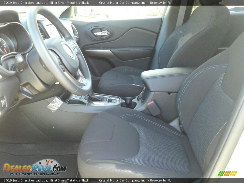 2019 Jeep Cherokee Latitude Billet Silver Metallic / Black Photo #9