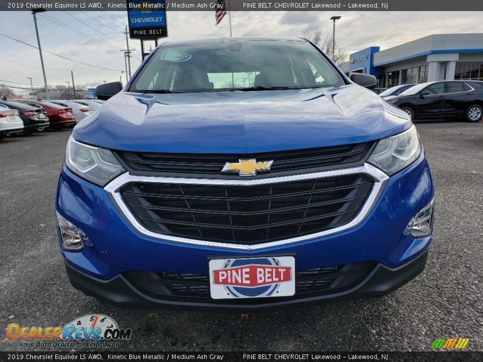 2019 Chevrolet Equinox LS AWD Kinetic Blue Metallic / Medium Ash Gray Photo #2