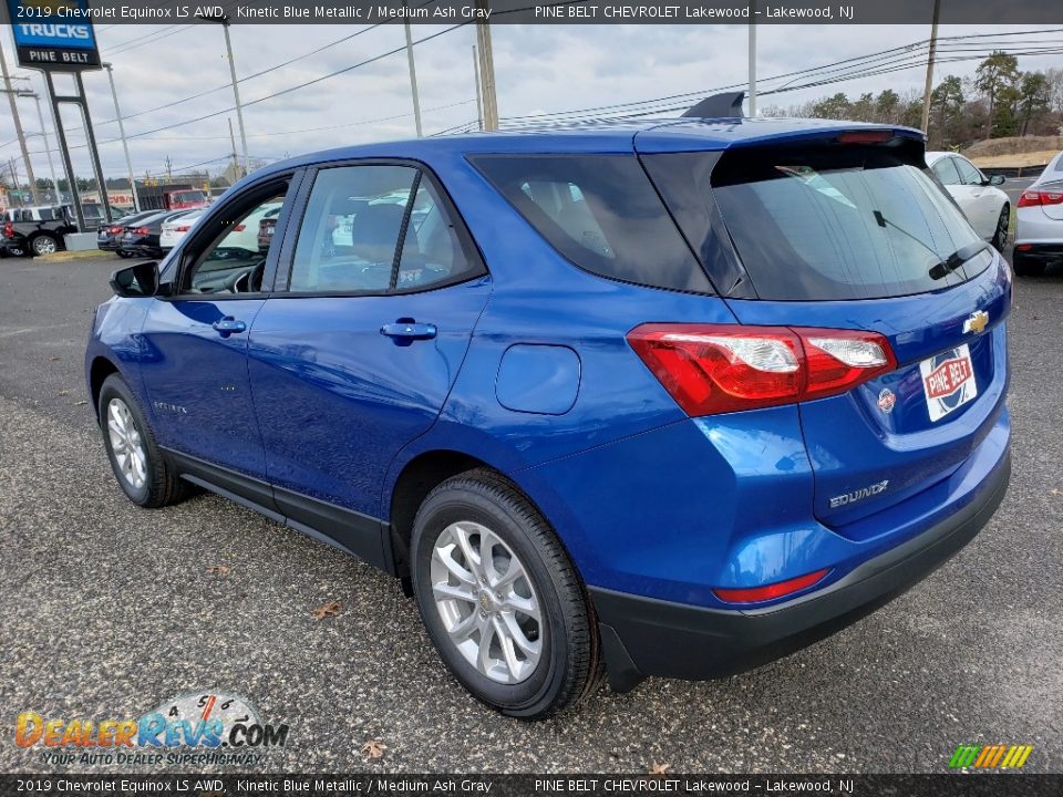 2019 Chevrolet Equinox LS AWD Kinetic Blue Metallic / Medium Ash Gray Photo #4
