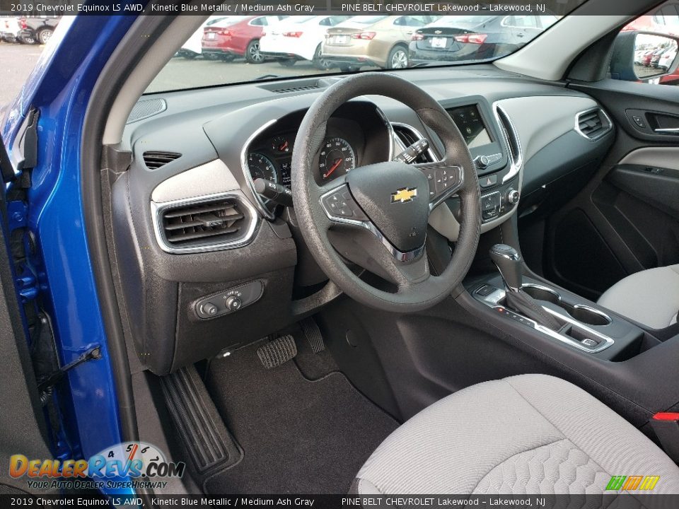2019 Chevrolet Equinox LS AWD Kinetic Blue Metallic / Medium Ash Gray Photo #7