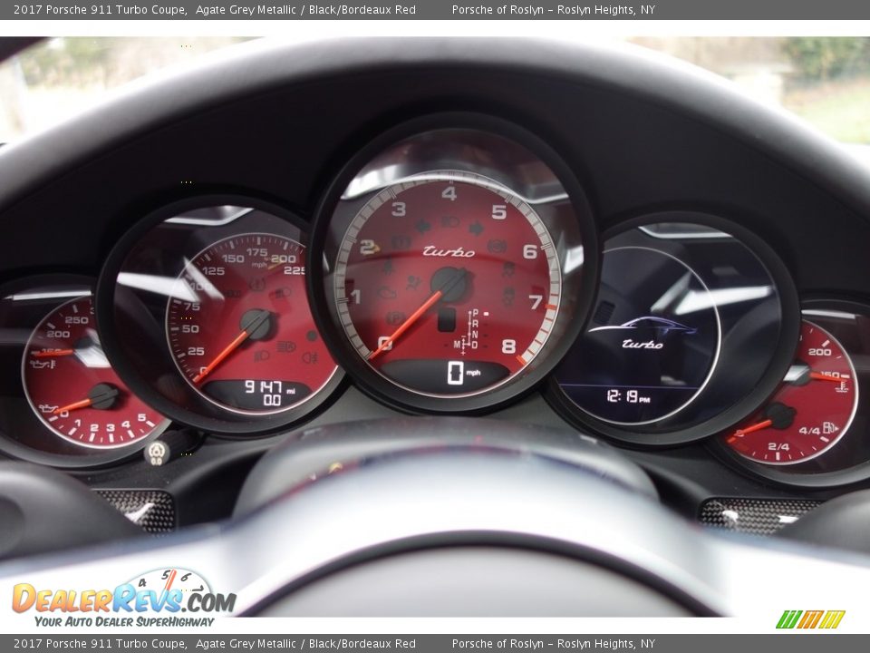 2017 Porsche 911 Turbo Coupe Gauges Photo #19