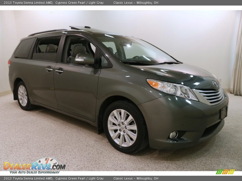 2013 Toyota Sienna Limited AWD Cypress Green Pearl / Light Gray Photo #1