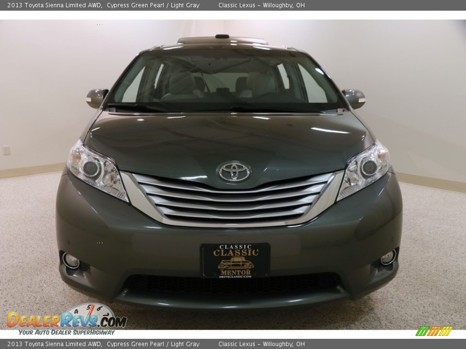 2013 Toyota Sienna Limited AWD Cypress Green Pearl / Light Gray Photo #2
