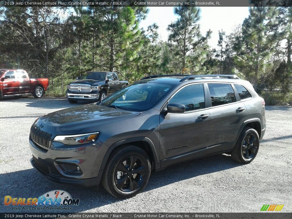 2019 Jeep Cherokee Latitude Plus Granite Crystal Metallic / Black Photo #1