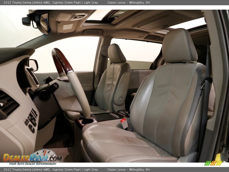 2013 Toyota Sienna Limited AWD Cypress Green Pearl / Light Gray Photo #6