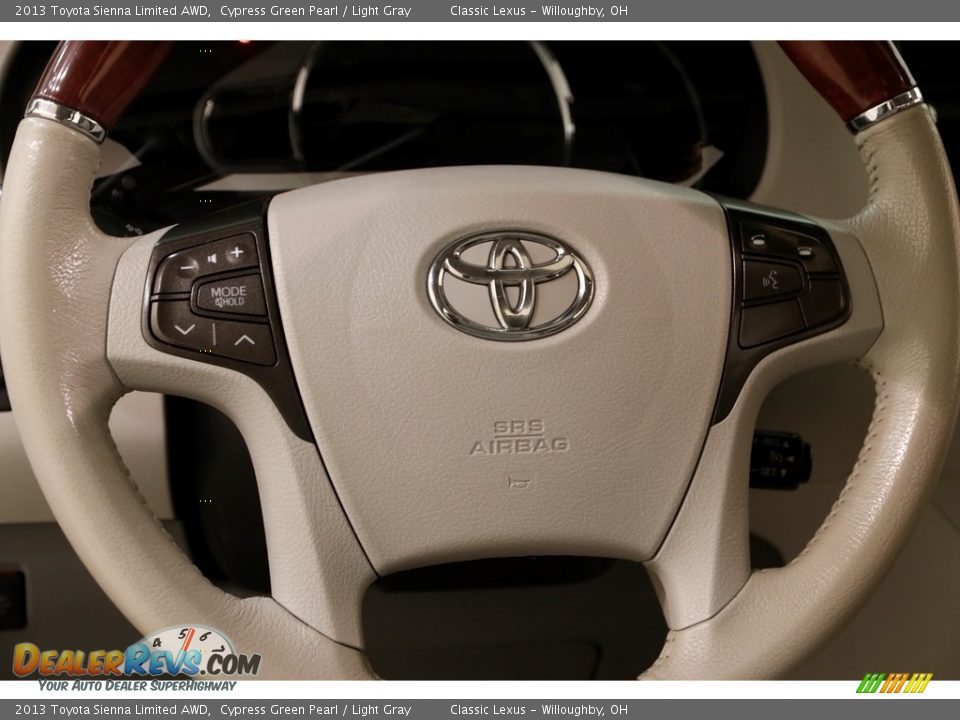 2013 Toyota Sienna Limited AWD Cypress Green Pearl / Light Gray Photo #7