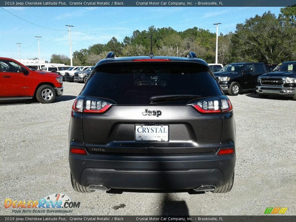 2019 Jeep Cherokee Latitude Plus Granite Crystal Metallic / Black Photo #4