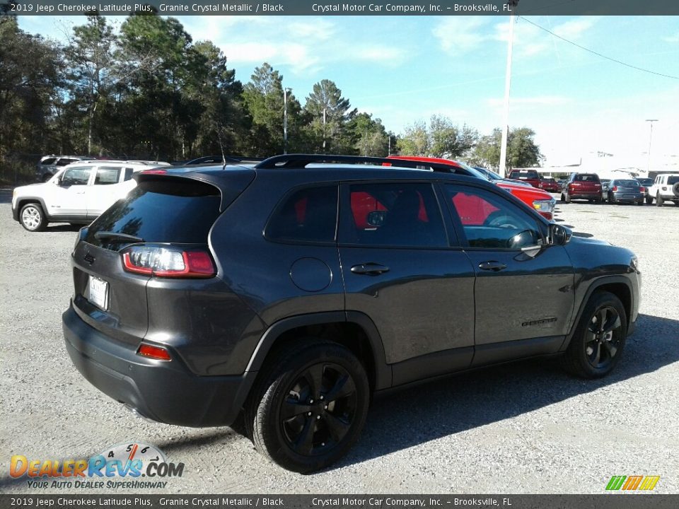 2019 Jeep Cherokee Latitude Plus Granite Crystal Metallic / Black Photo #5