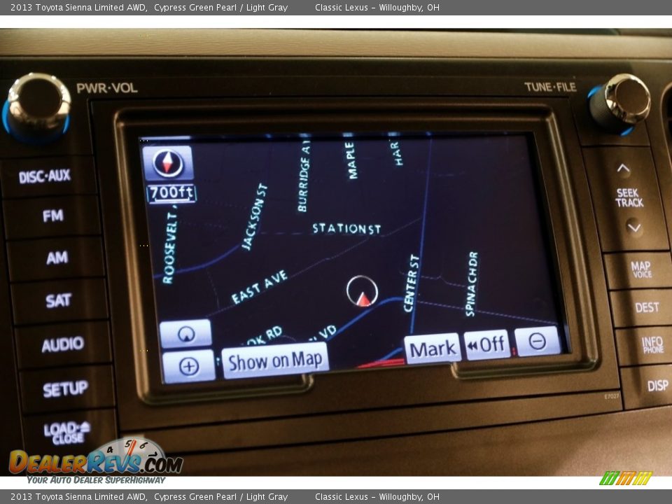2013 Toyota Sienna Limited AWD Cypress Green Pearl / Light Gray Photo #11