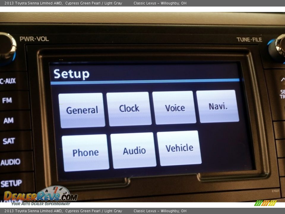 2013 Toyota Sienna Limited AWD Cypress Green Pearl / Light Gray Photo #13