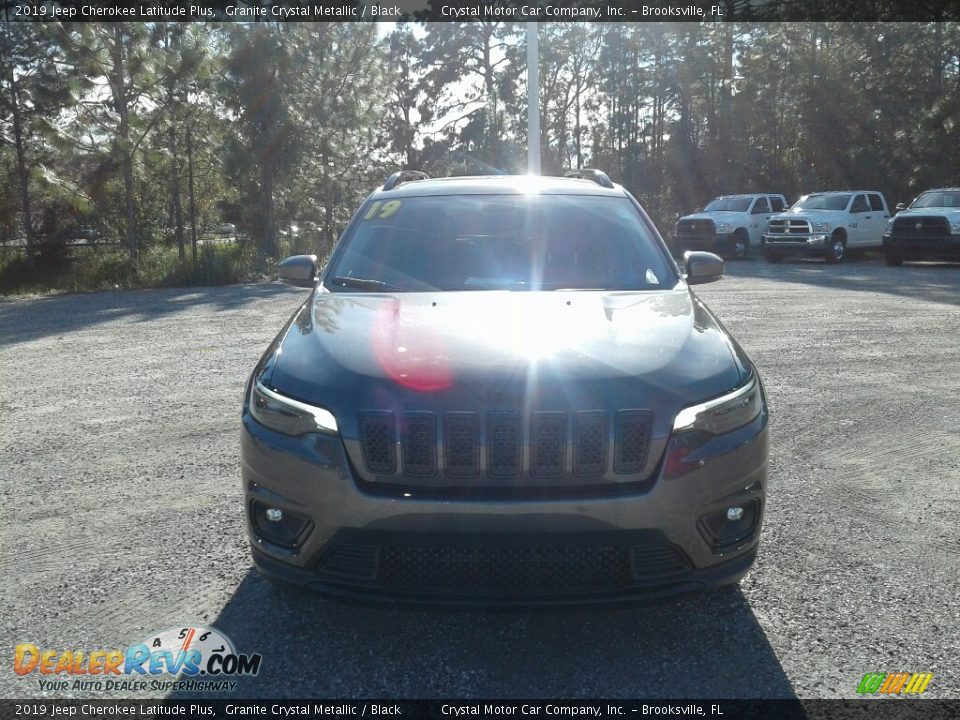 2019 Jeep Cherokee Latitude Plus Granite Crystal Metallic / Black Photo #8