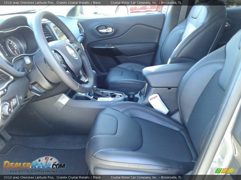 2019 Jeep Cherokee Latitude Plus Granite Crystal Metallic / Black Photo #9